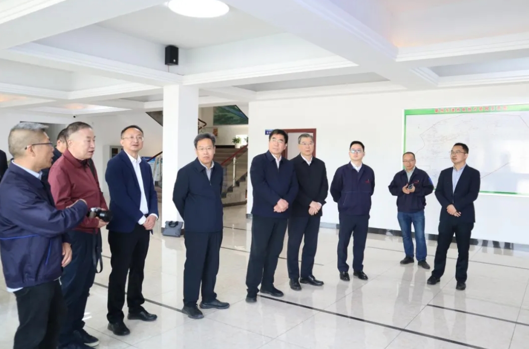 九三学社中央向导一行莅临东港热电调研指导